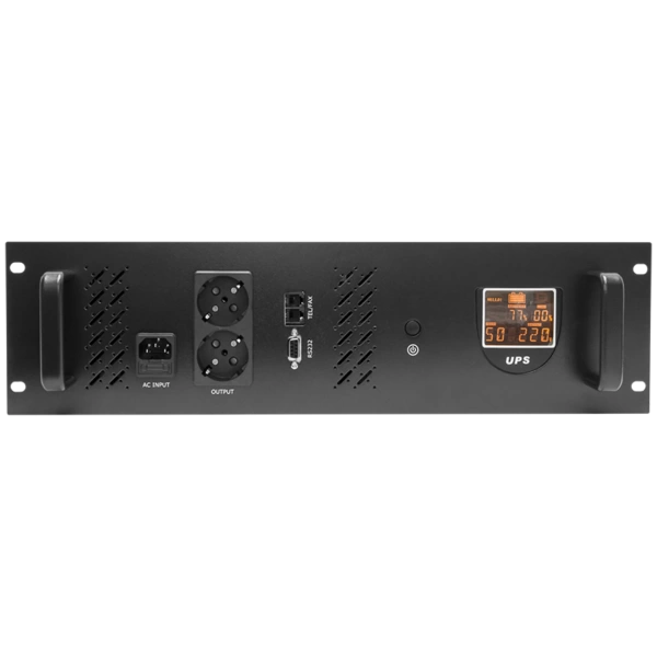 Источник бесперебойного питания Line-Interactive, 1000 VA, Rackmount LCD