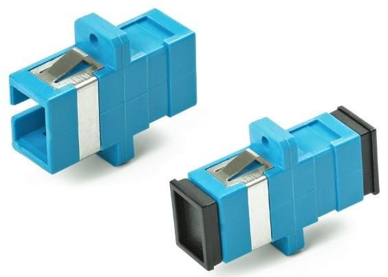 Адаптер оптический Fiber Adapter(SC-SC/UPC/SM/SX/Plastic)