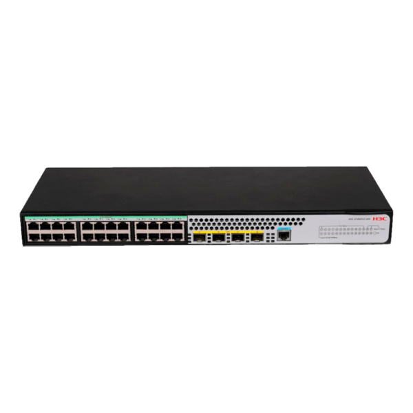 H3C S1850V2-28X L2 Ethernet Switch with 24*10/100/1000BASE-T Ports and 4*1G/10G BASE-X SFP Plus Ports,(AC)