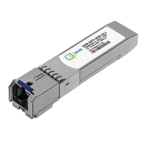 Модуль SFP оптический, дальность до 20 км (14dB), 1310нм, индустриальный W-35