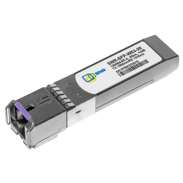 Модуль SFP WDM, дальность до 20км (14dB), 1550нм W-35
