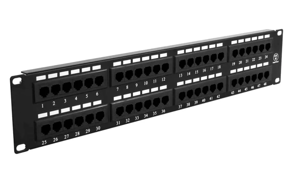 Патч панель FORTEC UTP 5e cat, 48 порта