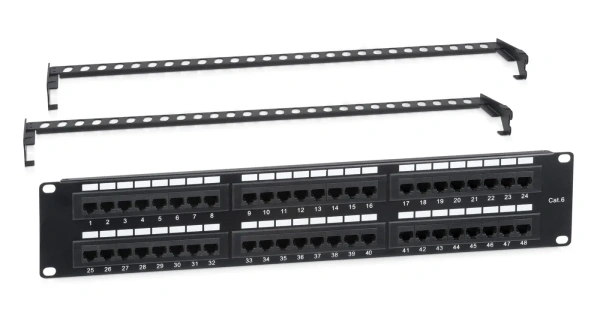 Патч панель FORTEC UTP 6 cat, 48 порта,Pass fluke